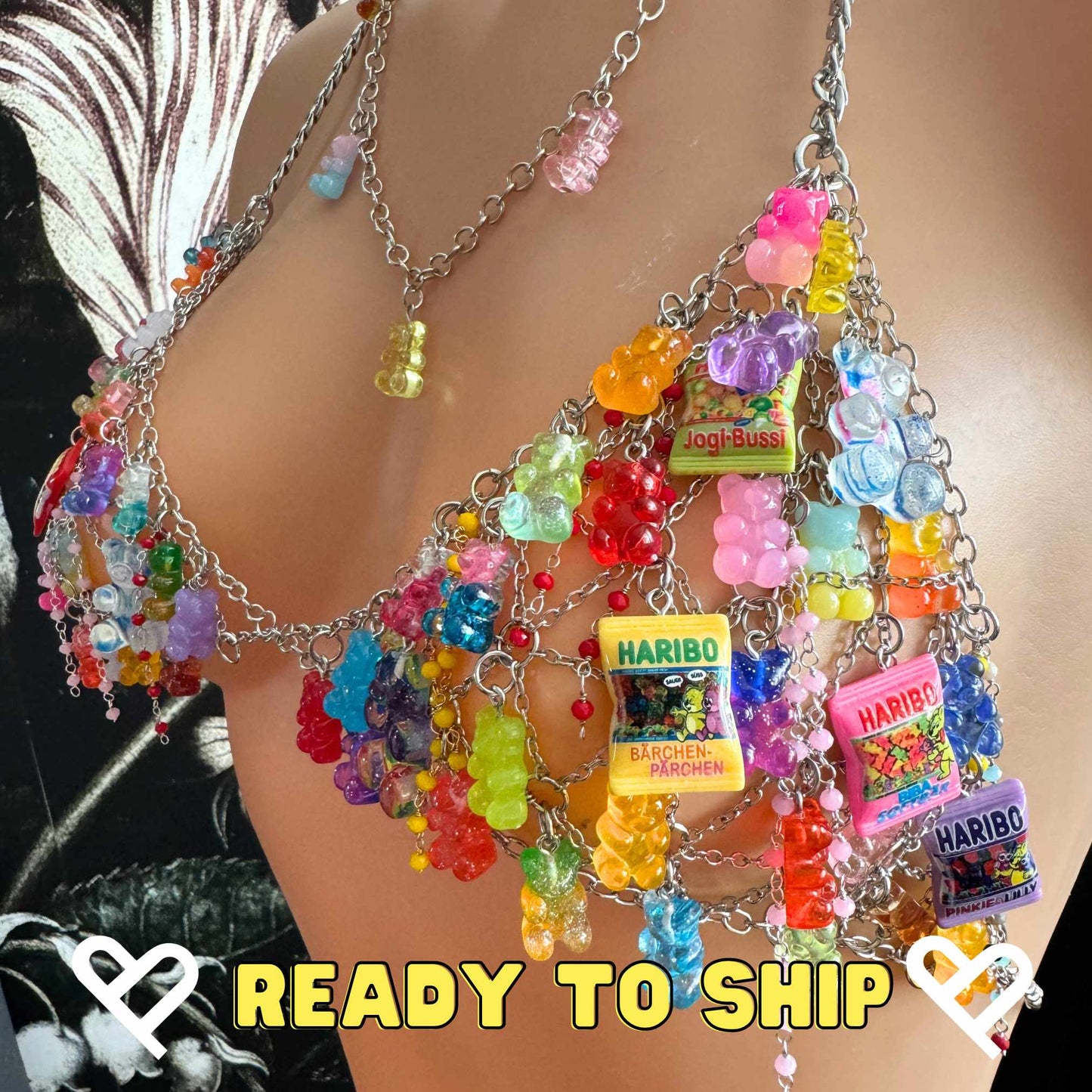 Gummy Bear Style Charm Bra - Ready to Ship