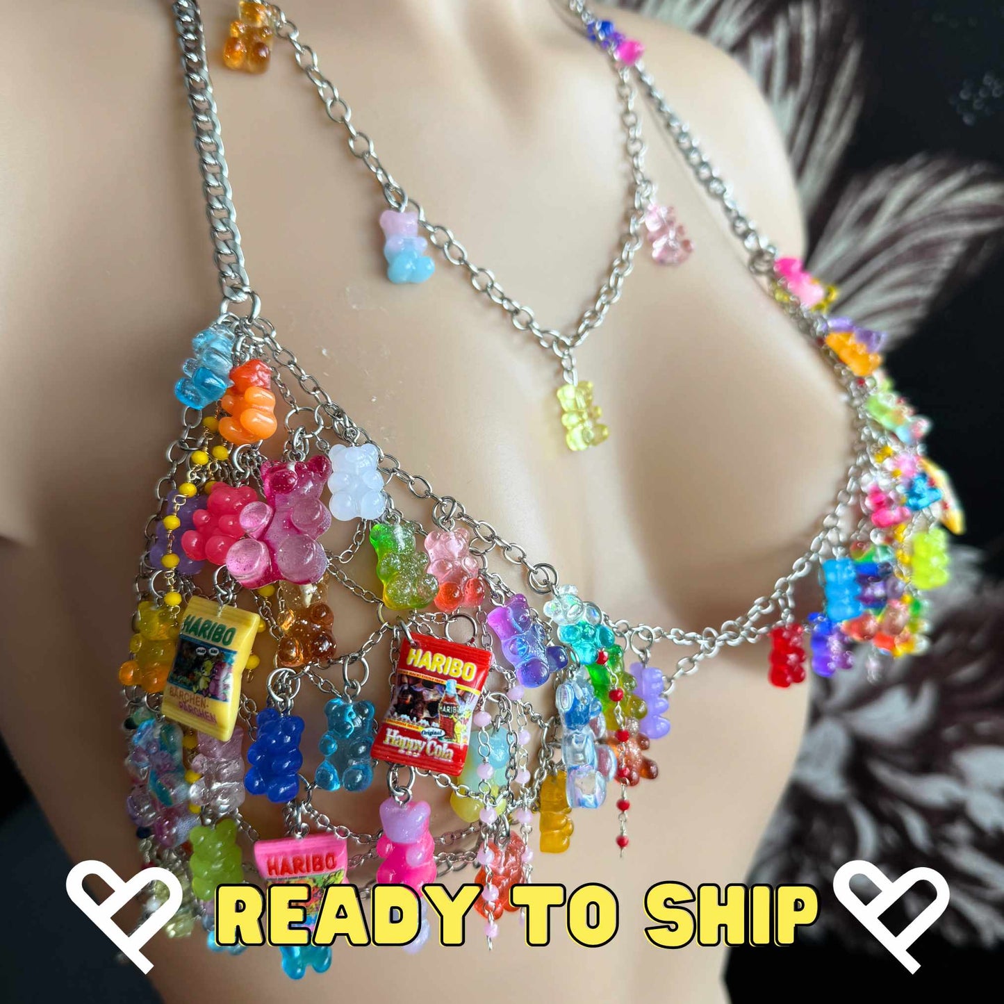 Gummy Bear Style Charm Bra - Ready to Ship