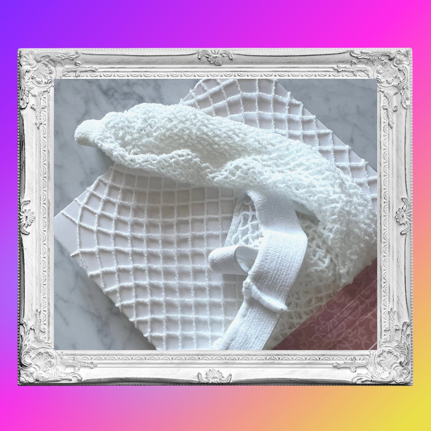 Glow in the Dark Fishnet Stockings UV Fishnet Tights Luminous Stockings White Fishnets for Rave Festival Accessories Fluorescent Leggings