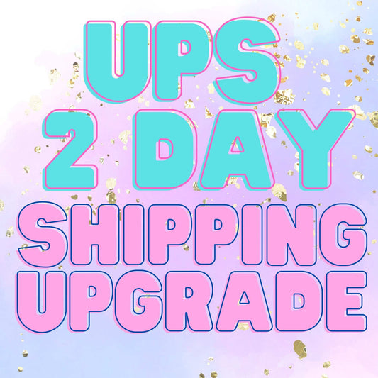 UPS 2 Day Upgrade - US Domestic Shipping Only - International Shipping Requests will automatically be cancelled.