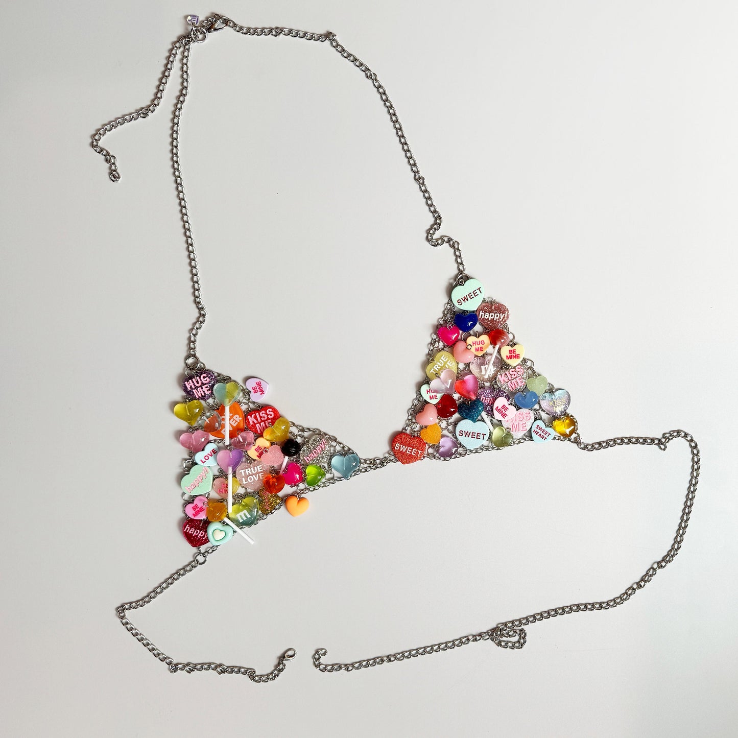 DIY Conversation Hearts Bra