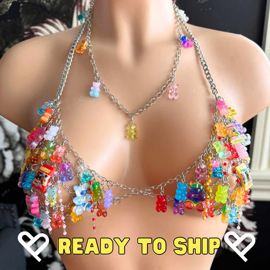 Gummy Bear Style Charm Bra - Ready to Ship