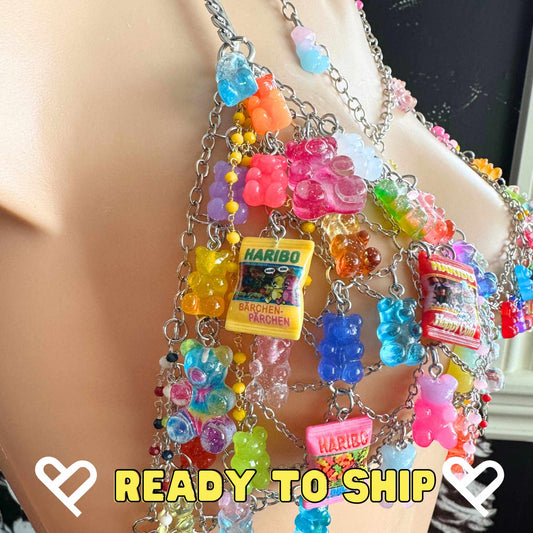 Gummy Bear Style Charm Bra - Ready to Ship